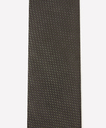 Deep Green Tonal Textured Woven Silk Tie