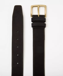 Black Casual Nubuck Belt