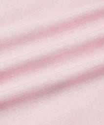 Pale Pink Classic Fit Essential Linen Button Down Smart Casual Shirt