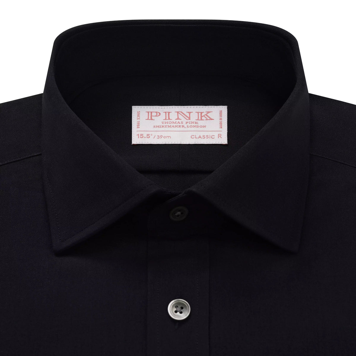 Dark Navy Blue Classic Fit Lightweight Wool Formal Shirt