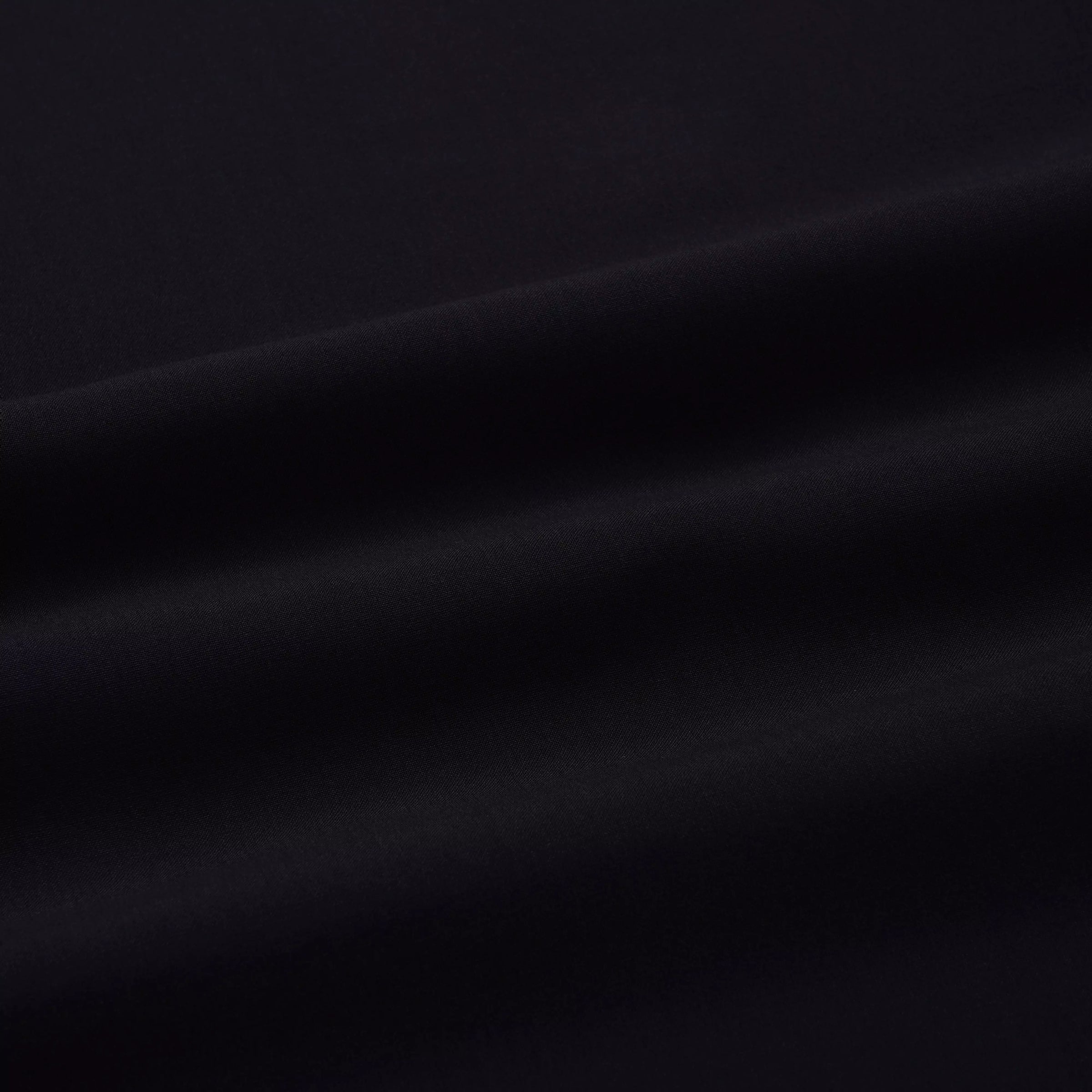 Dark Navy Blue Classic Fit Lightweight Wool Formal Shirt